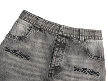 Load image into Gallery viewer, NOT1FLAW Logo Denim Shorts
